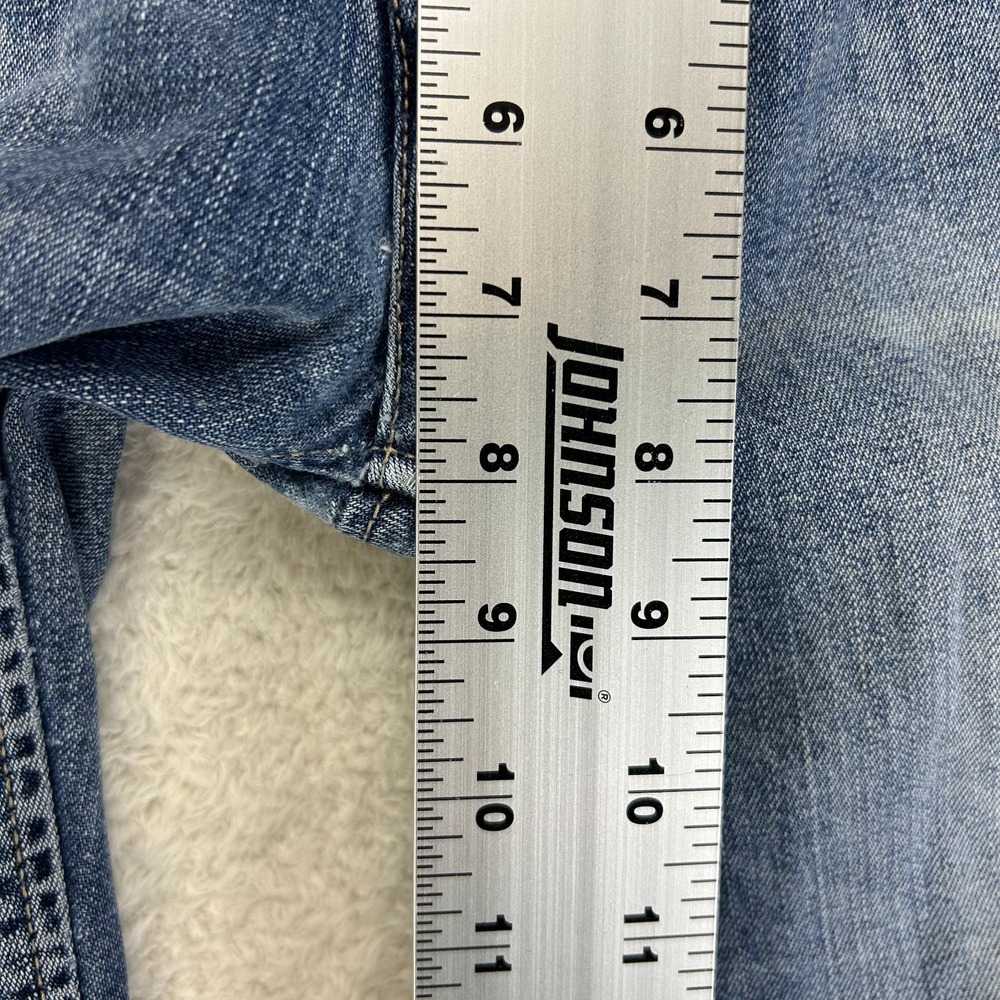 Silver Cropped Capri Jeans Womens Size 30 Blue Denim Low Rise Classic Stretch - Picture 11 of 15